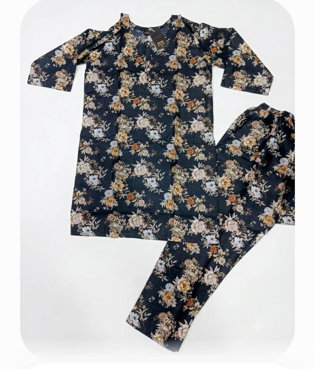 Printed 2-Piece Suit