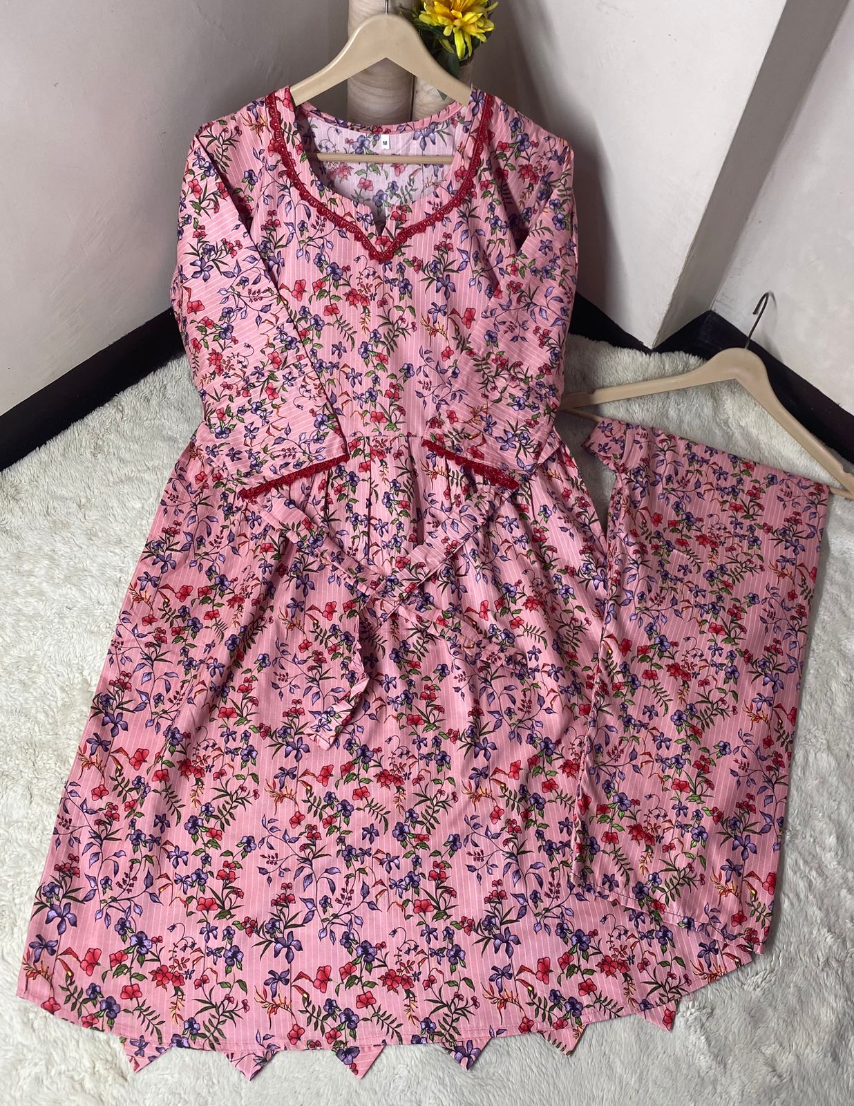 2Pc Printed Frock