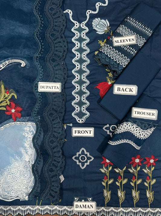 3-Piece Embroidered Suit