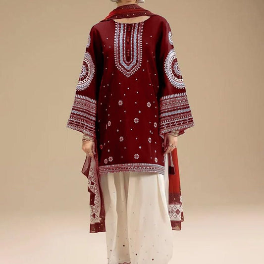 3-Piece Embroidered Suit