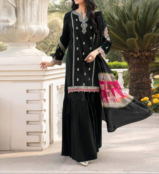 3-Piece Embroidered Suit