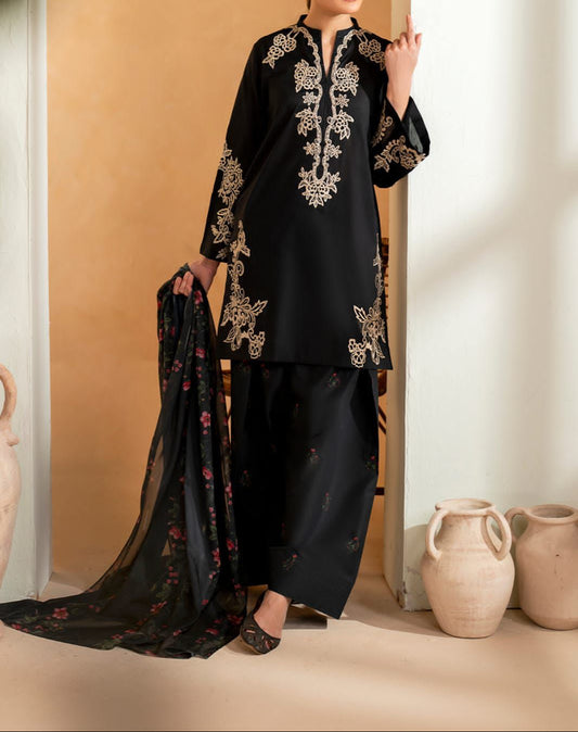 3-Piece Embroidered Suit