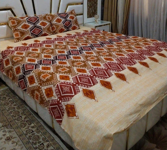 3-Piece Fitted Bedsheet