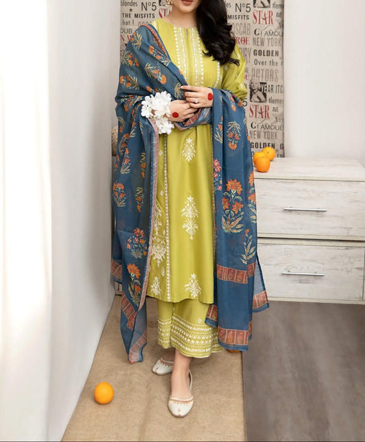 3-Piece Unstitched Suit