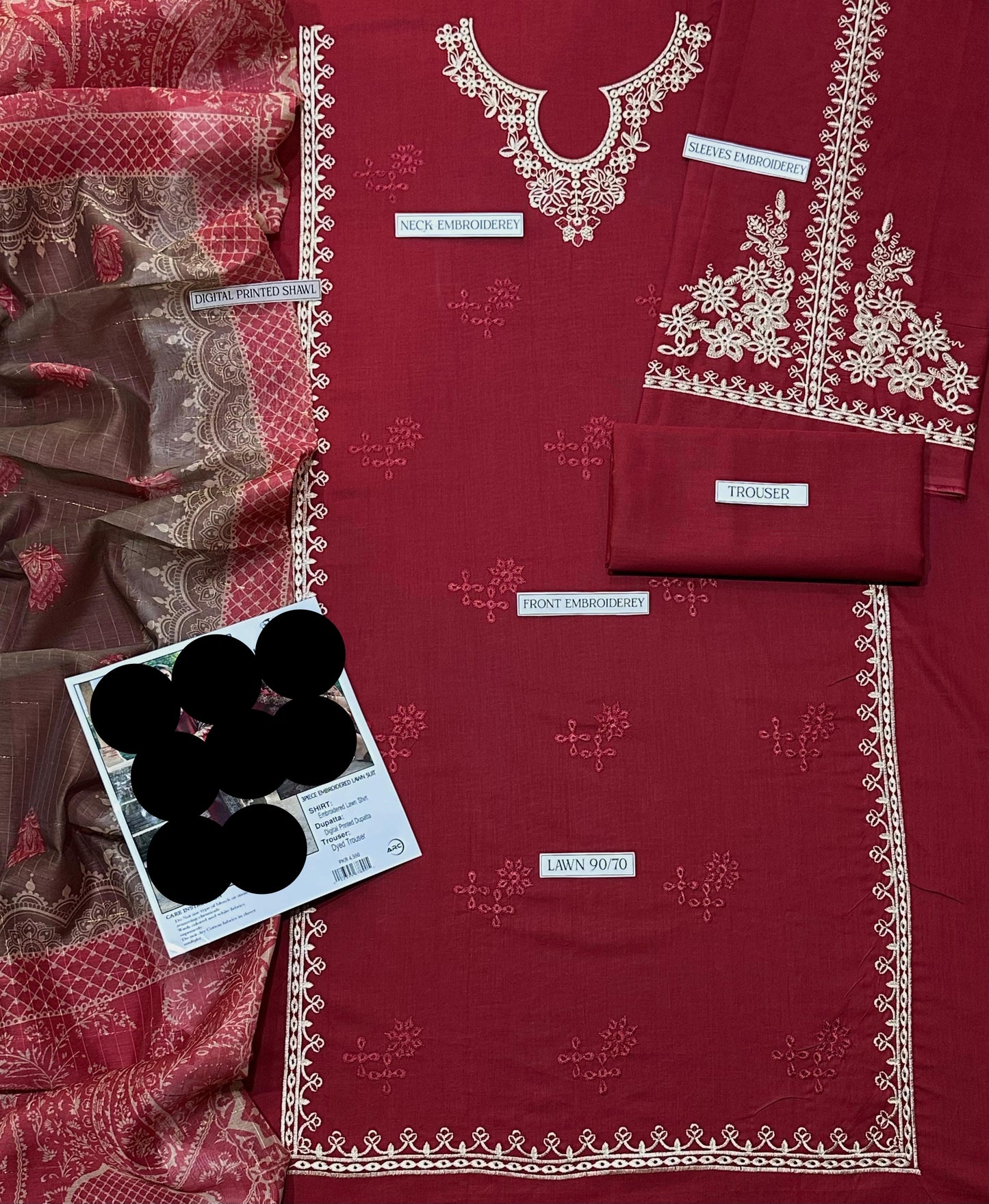 3-Piece Unstitched Suit