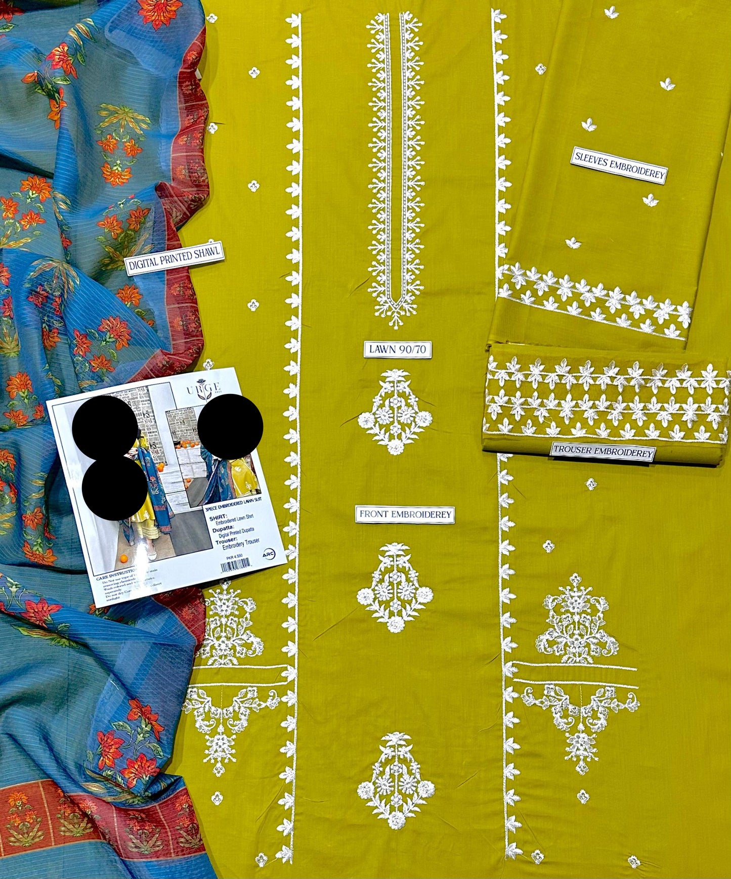 3-Piece Unstitched Suit