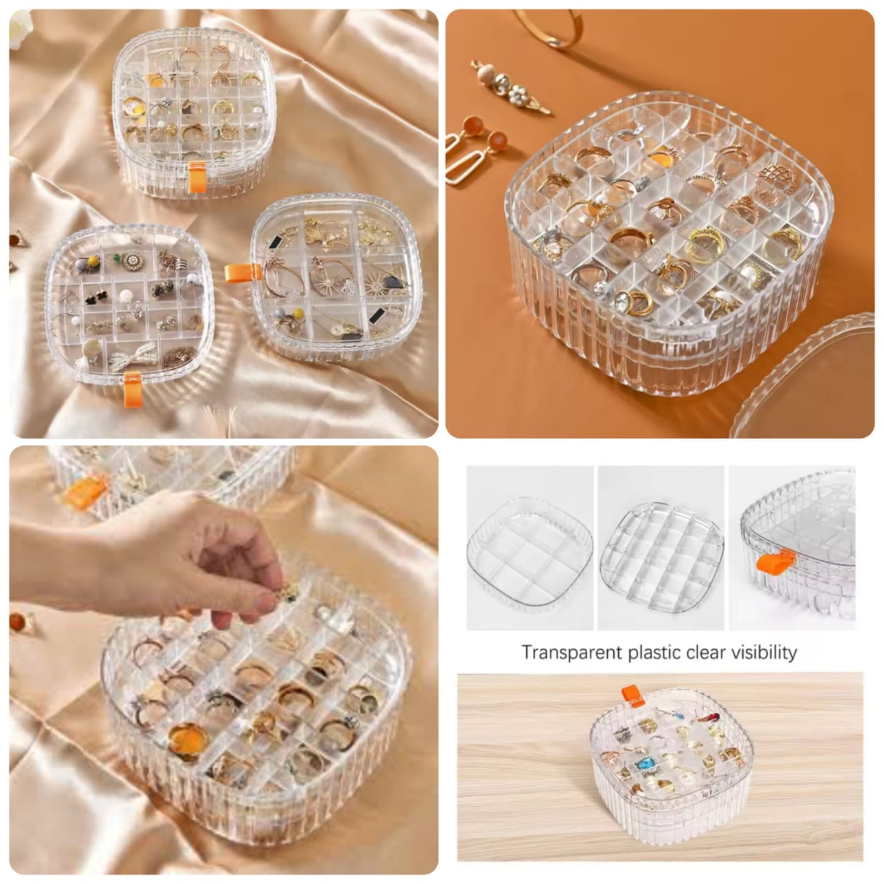 3 Layer Acrylic Jewelry Box