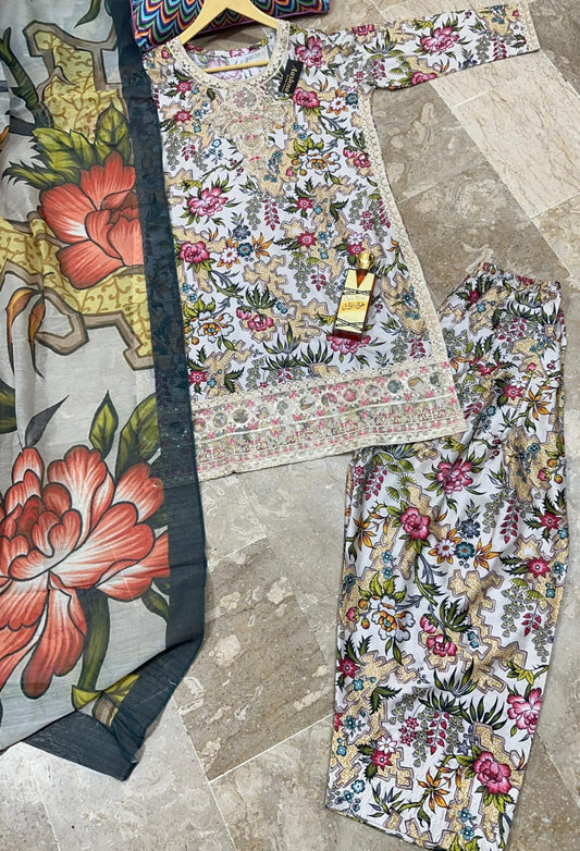 3Pcs Floral Collection