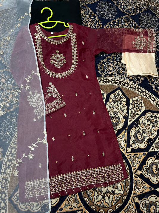 3Pcs Kids Handwork Suit