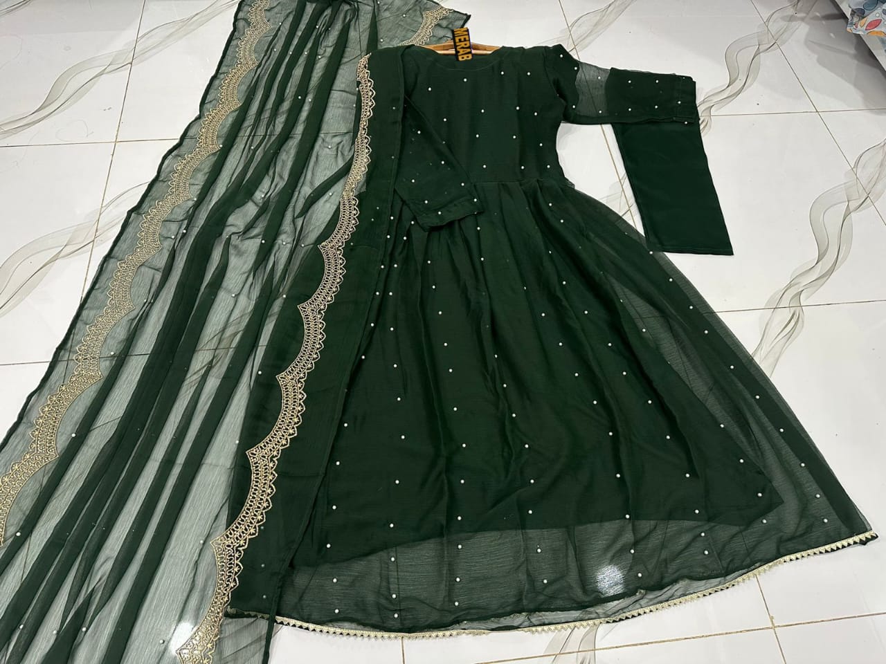3Pcs Long Flare Maxi