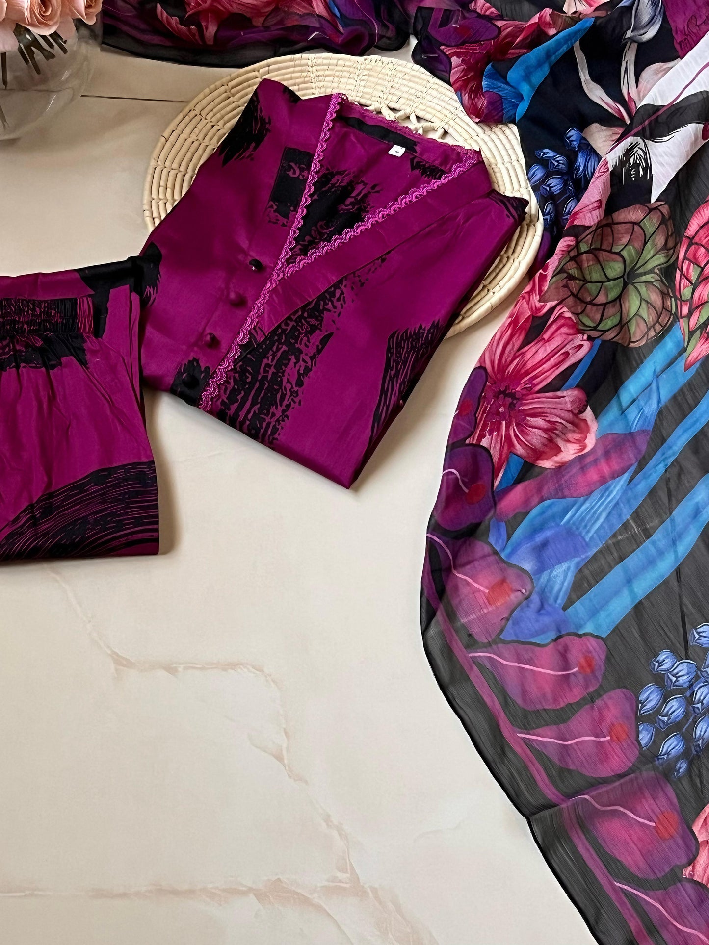 3 Piece Embroidered Stitched