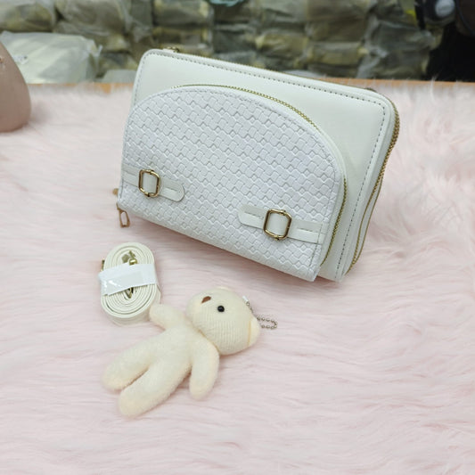 3 Zipper Crossbody Bag