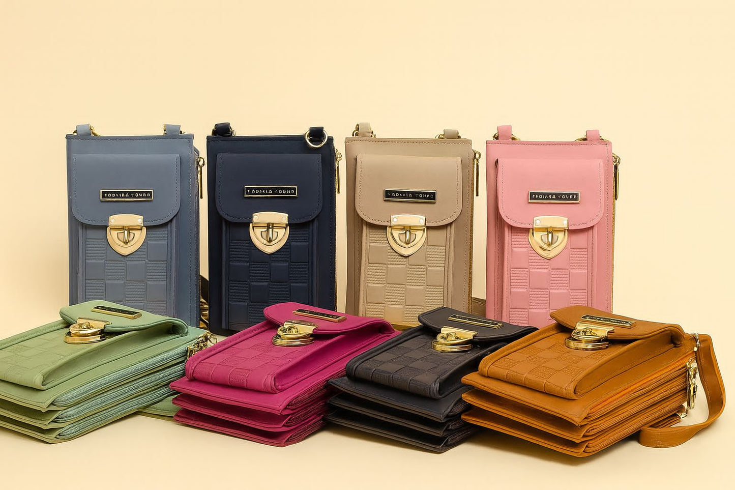 3 Zipper Luxury Wallet