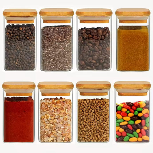 3pcs Glass Jar Set