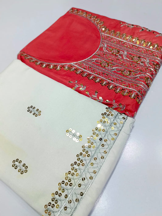 Unstitched 3 Piece Dress