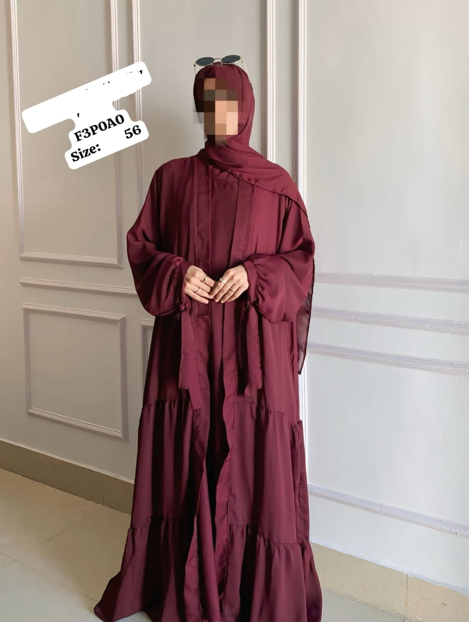 5 Piece Abaya Set
