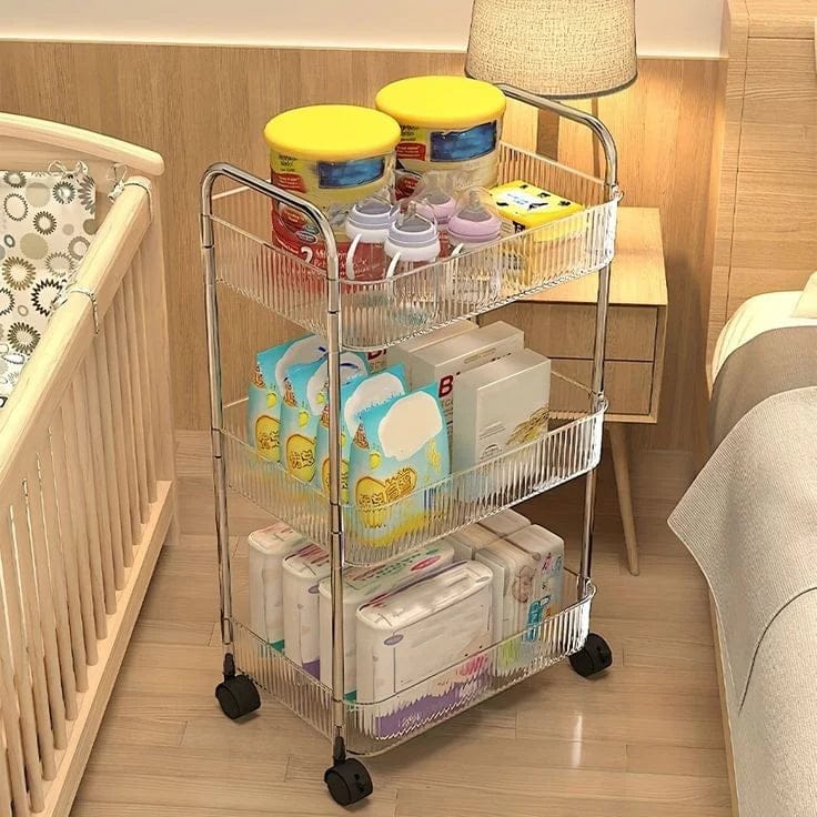 Acrylic Storage Cart
