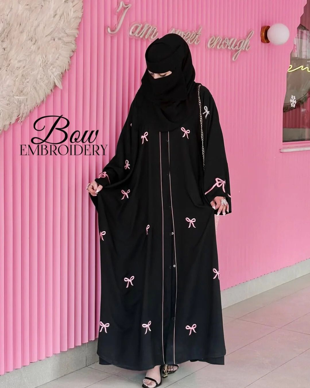 Bow Abaya With Stoller