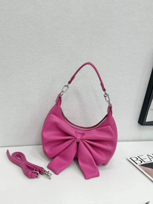 Bow Triple Zipper Cross Body