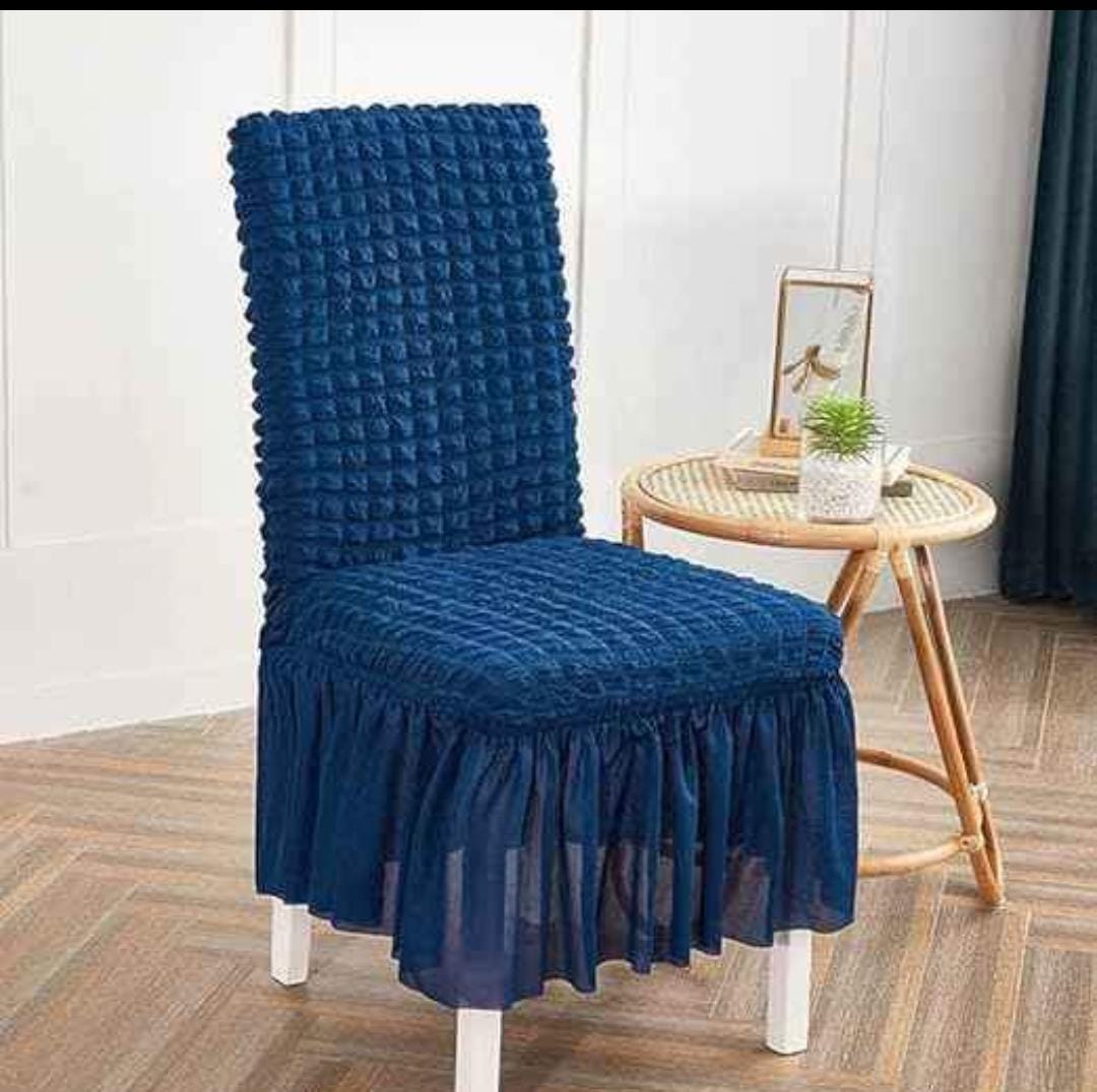 Pack of 6 - Bubble Fitted Chair Cover