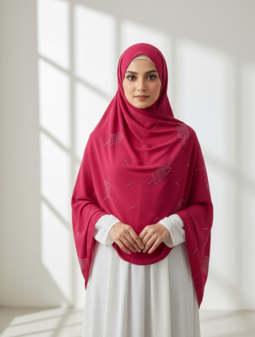 Bubble Chiffon Scarf