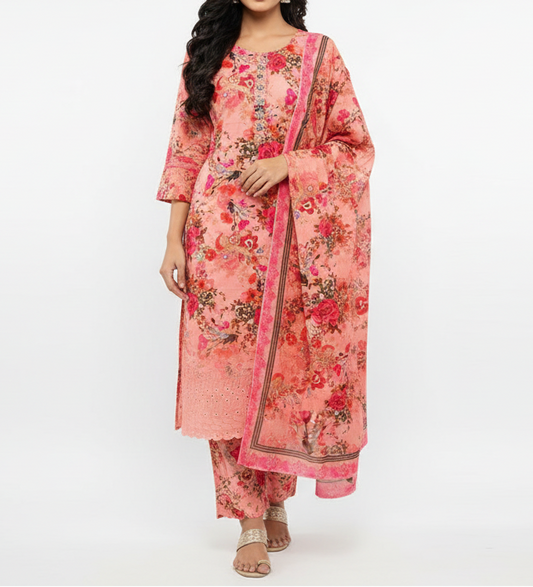 Chikankari Embroidery Suit