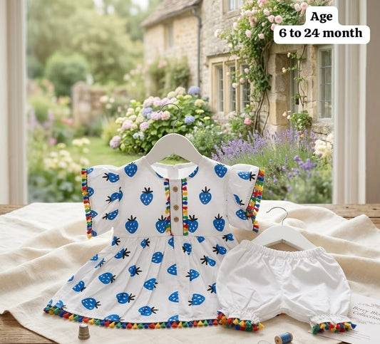 Cotton Frock 2 Piece Set