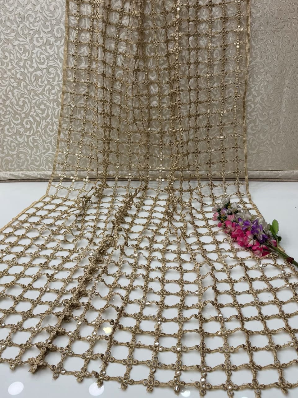Cut Work Dupatta
