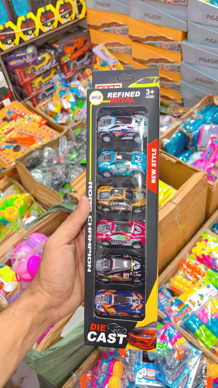 Die-Cast Racing Car Set