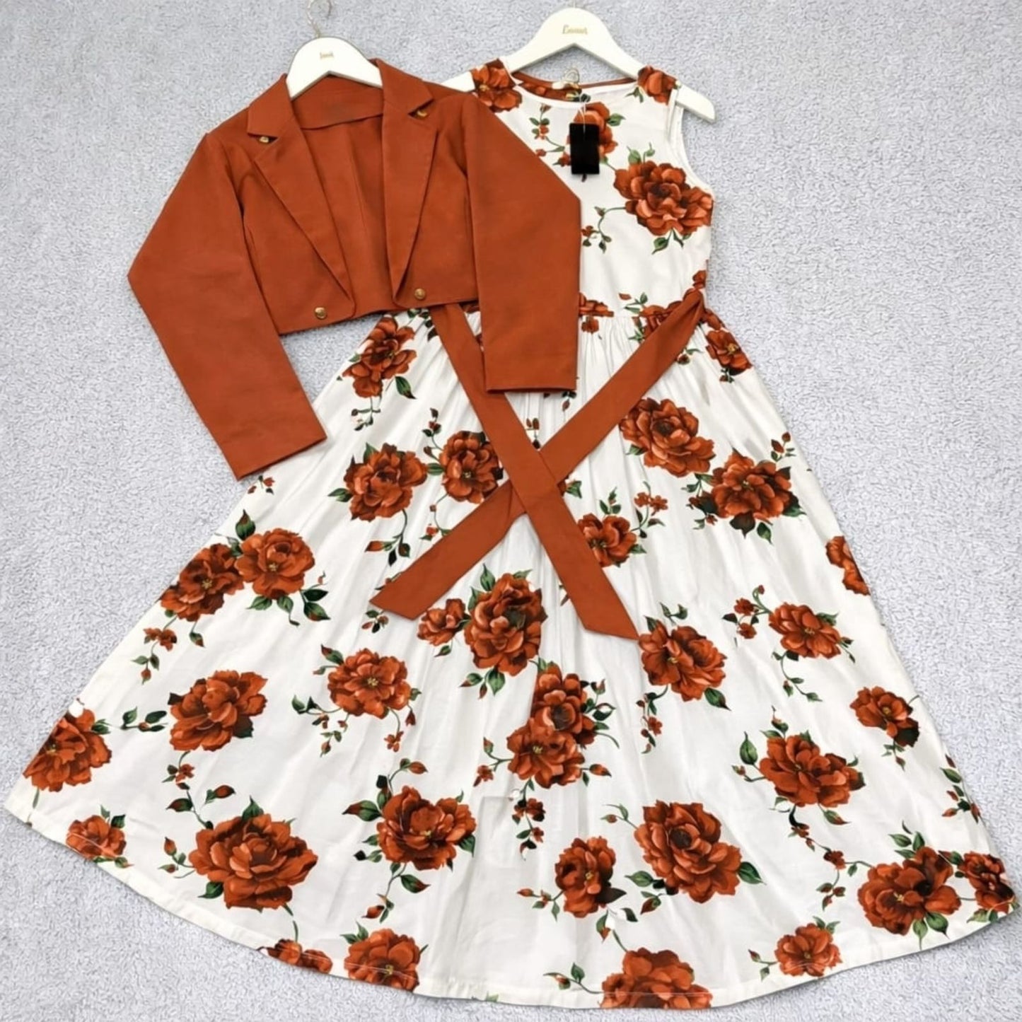 Digital Sleeveless Maxi with Koti