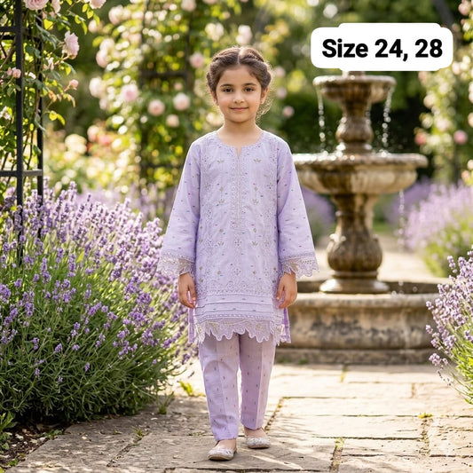 Embroidered 2-Piece Suit