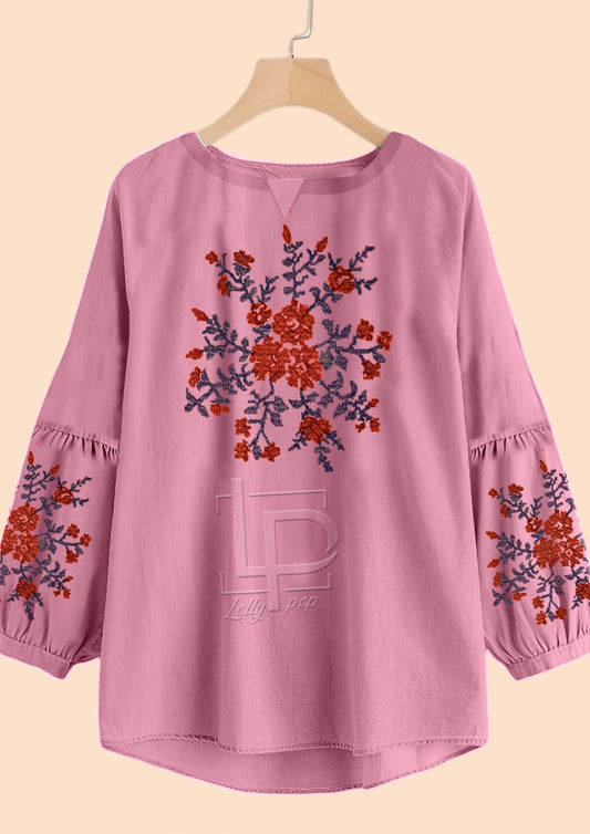 Embroidered Top