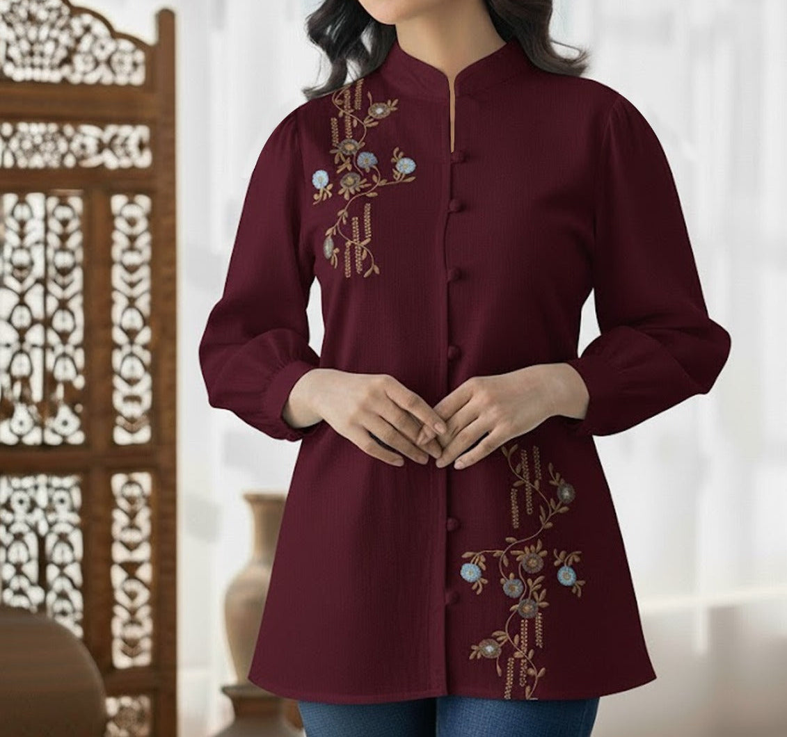 Embroidered Top