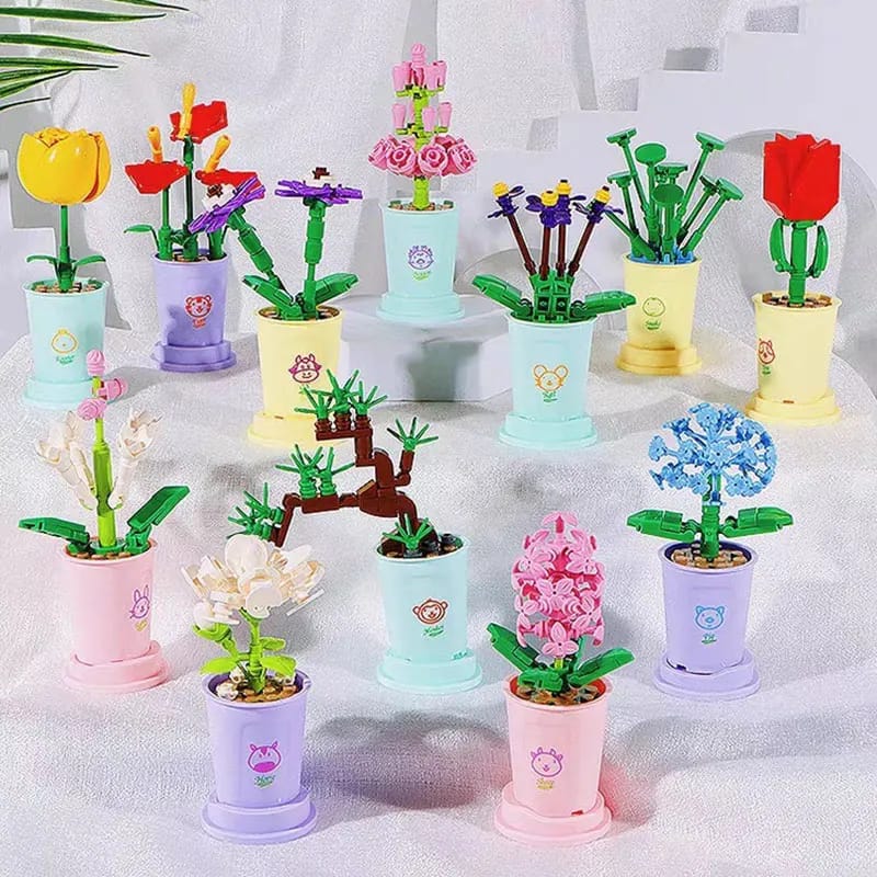 Flower Building Blocks Toy