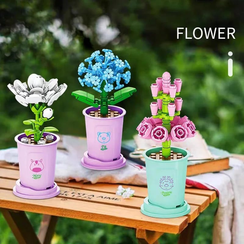 Flower Building Blocks Toy