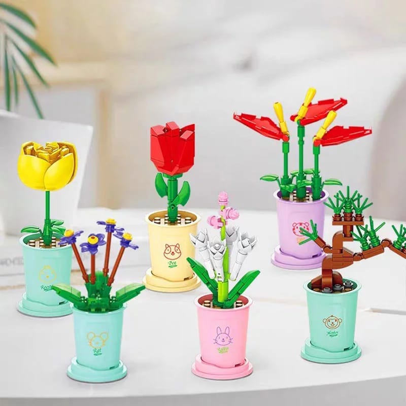Flower Building Blocks Toy