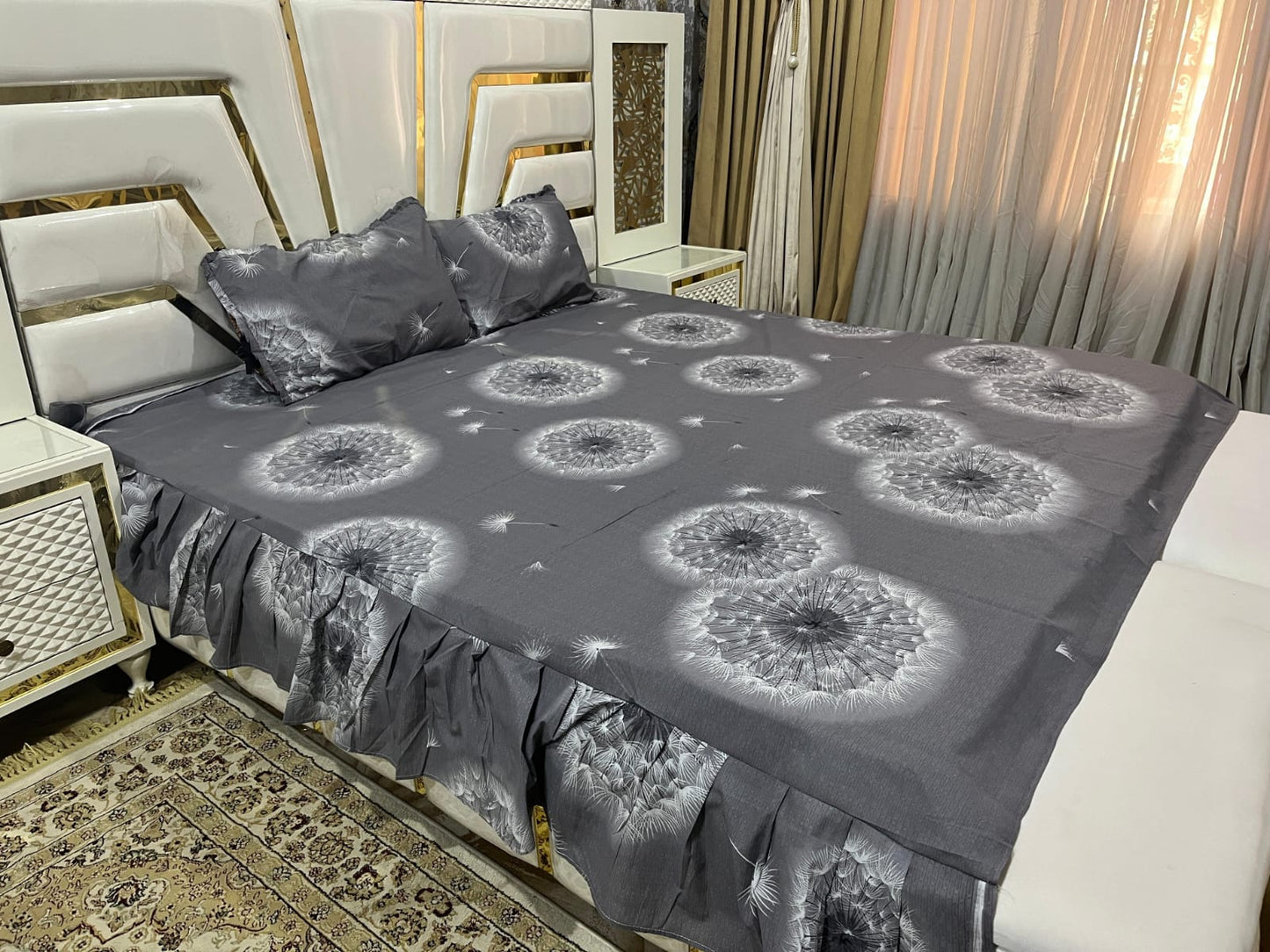 Frill Bedsheet Set – 3 Piece