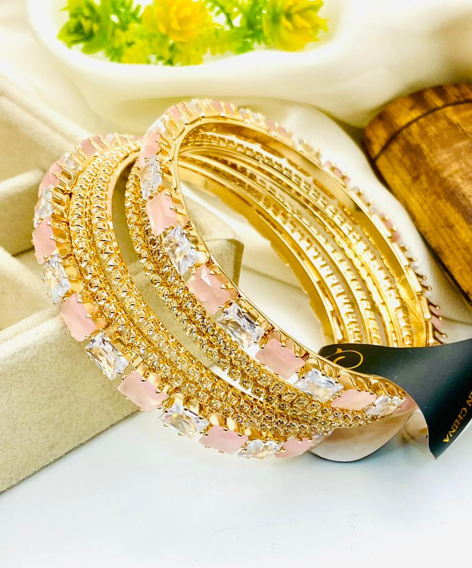 Full Zircon Bangle Set
