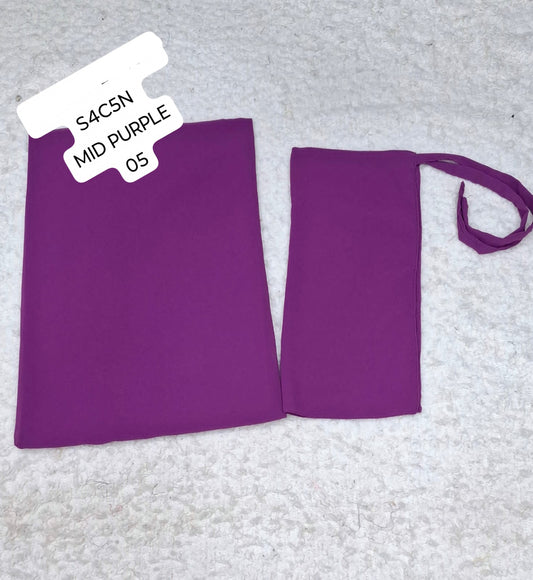 Georgette Niqab-Scarf Set
