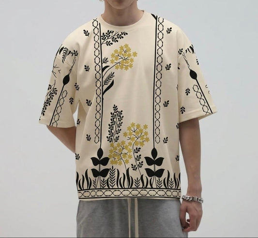 Graphic Printed Dropshoulder