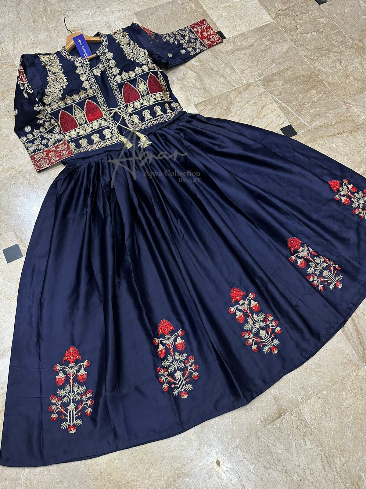 Handwork Embroidery Maxi