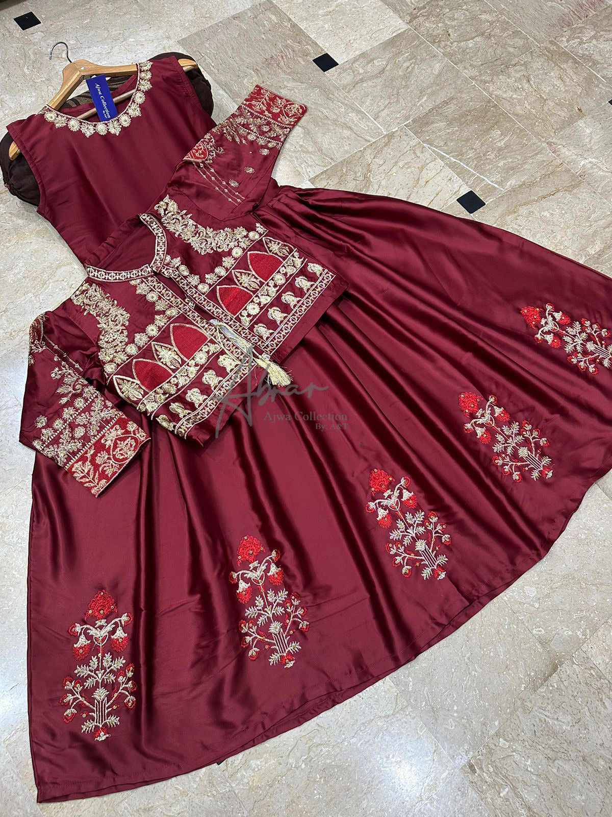 Handwork Embroidery Maxi