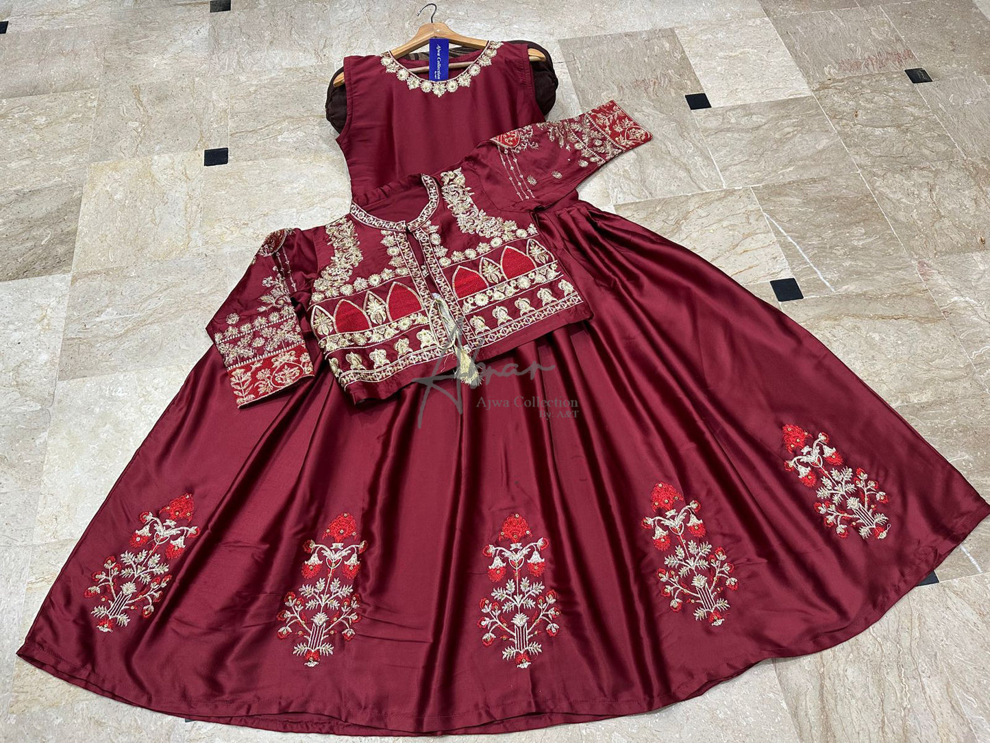 Handwork Embroidery Maxi