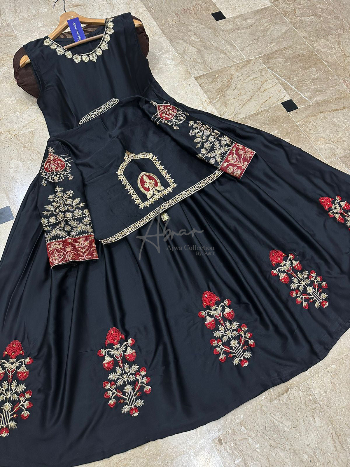 Handwork Embroidery Maxi