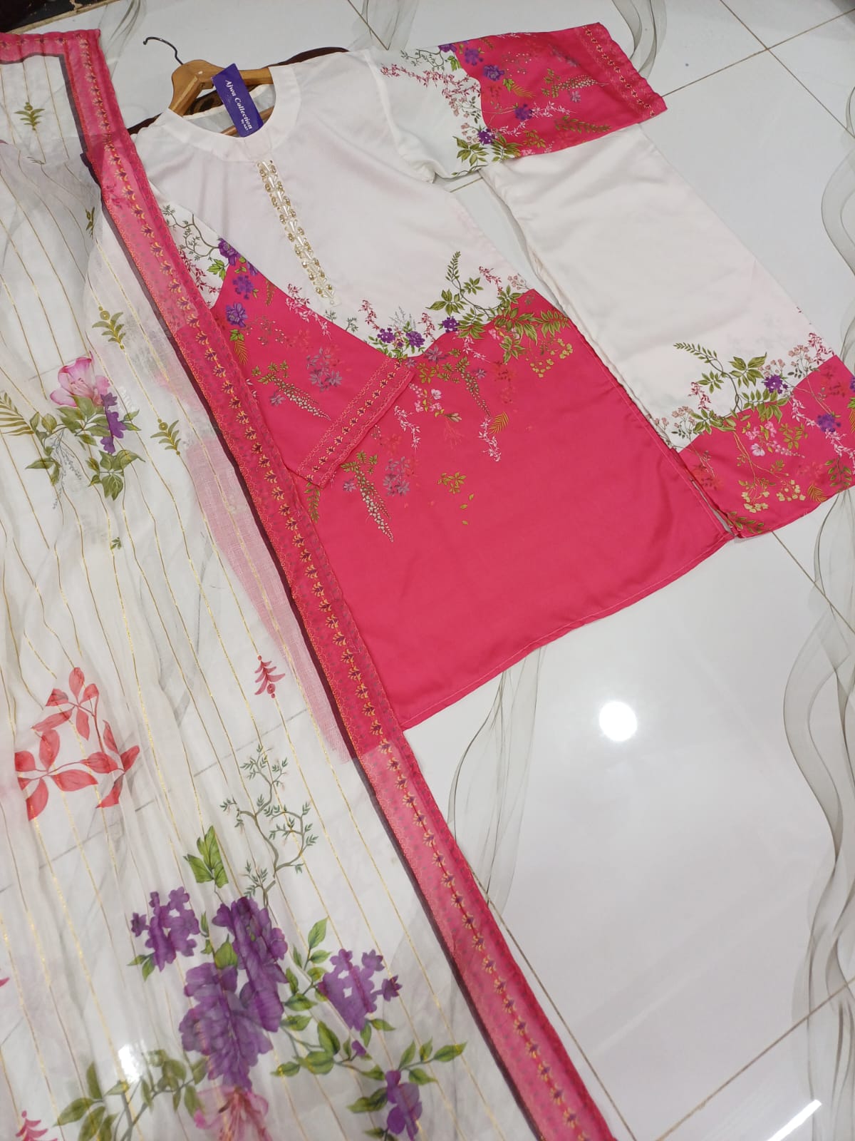 Handwork Printed Suit