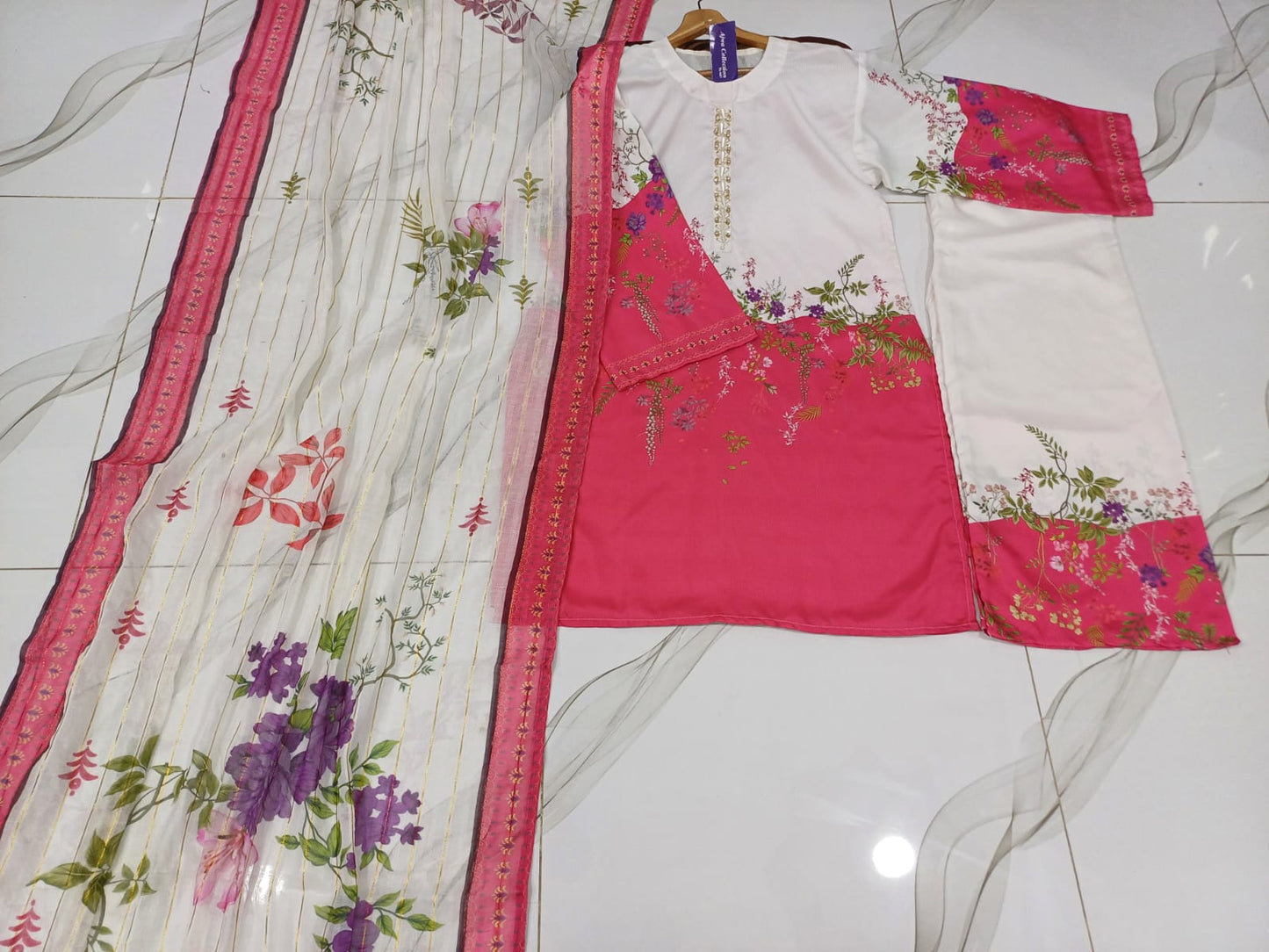 Handwork Printed Suit