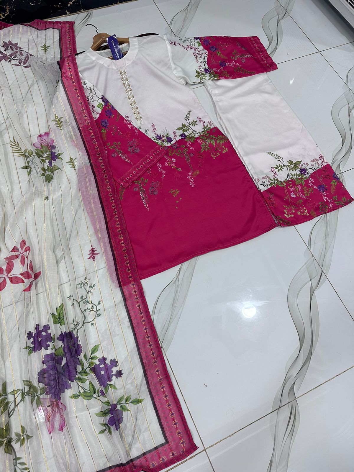 Handwork Printed Suit