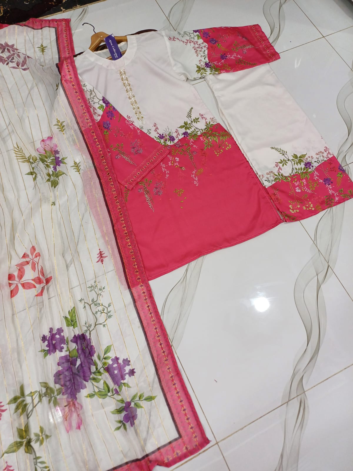 Handwork Printed Suit