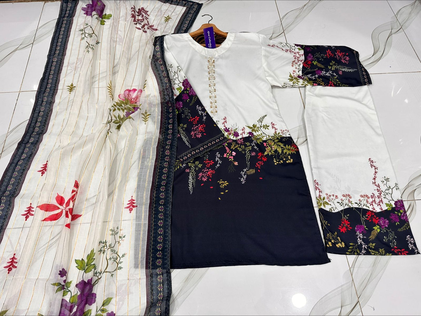 Handwork Printed Suit