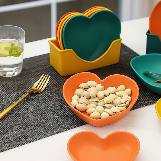 Heart Shaped Plate Set